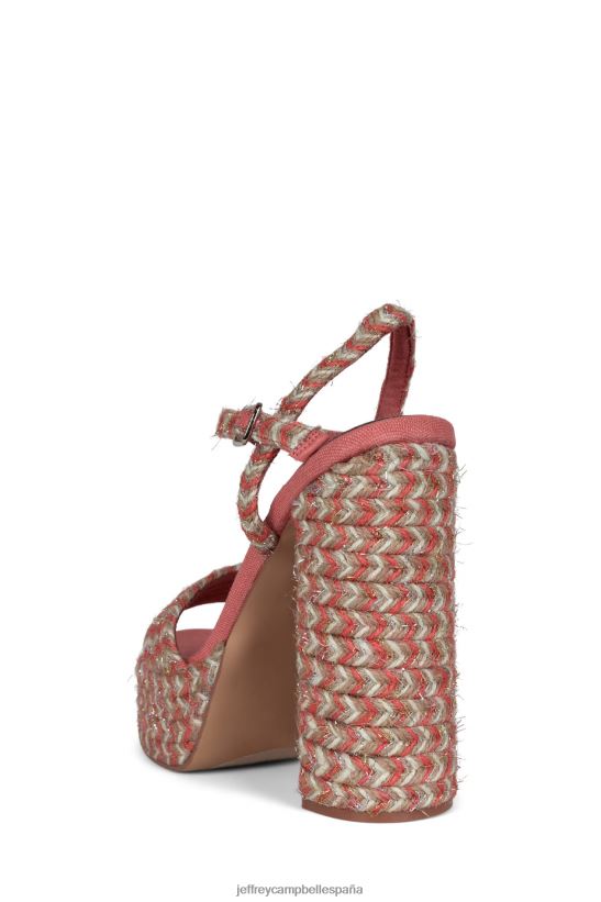 mujer Jeffrey Campbell yate multi rojo PHXV4X1170 sandalia plataforma