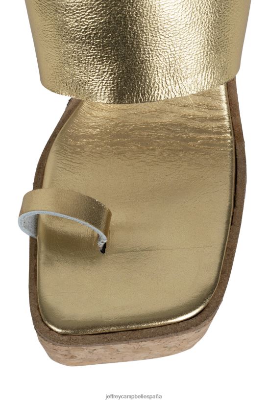 mujer Jeffrey Campbell yesmina-st oro PHXV4X1143 sandalia plataforma