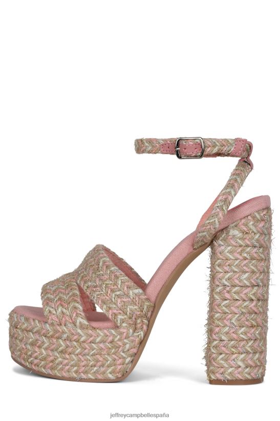 mujer Jeffrey Campbell yola rosa multi PHXV4X1174 sandalia plataforma