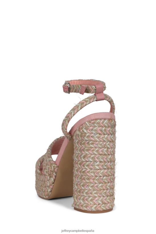 mujer Jeffrey Campbell yola rosa multi PHXV4X1174 sandalia plataforma