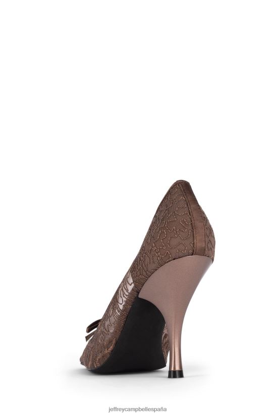 mujer Jeffrey Campbell Cortés marrón PHXV4X1379 bomba de tacón
