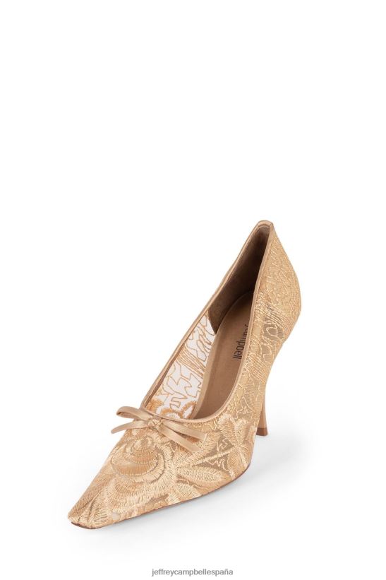 mujer Jeffrey Campbell Cortés natural PHXV4X1377 bomba de tacón