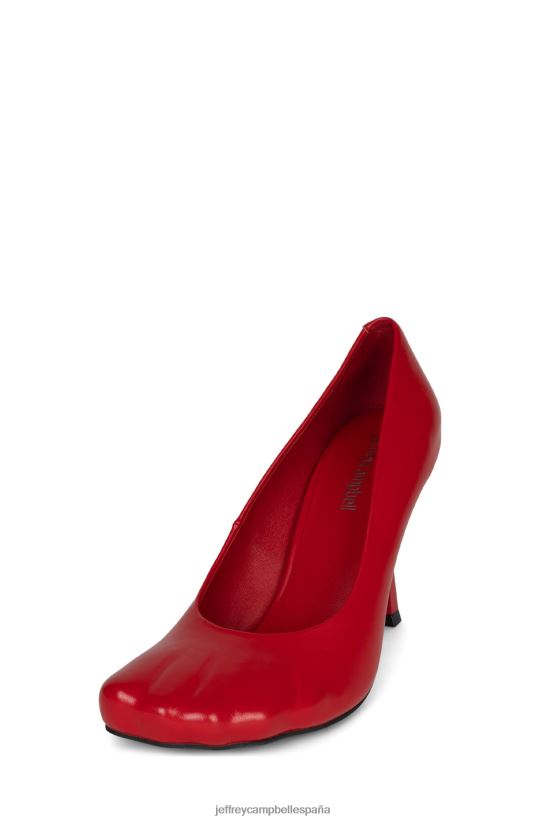 mujer Jeffrey Campbell ajustarse rojo PHXV4X1333 bomba de tacón