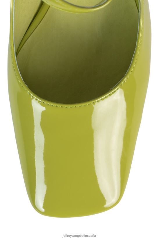mujer Jeffrey Campbell bourdin-2 patente verde PHXV4X1360 bomba de tacón
