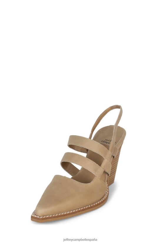 mujer Jeffrey Campbell carolino natural PHXV4X51 bomba de tacón