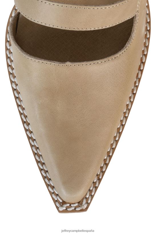 mujer Jeffrey Campbell carolino natural PHXV4X51 bomba de tacón