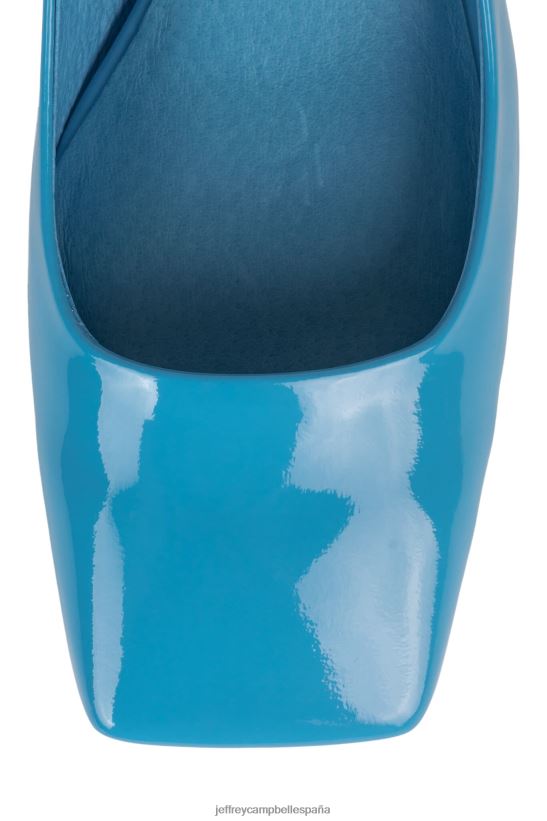 mujer Jeffrey Campbell eileen charol azul PHXV4X1323 bomba de tacón