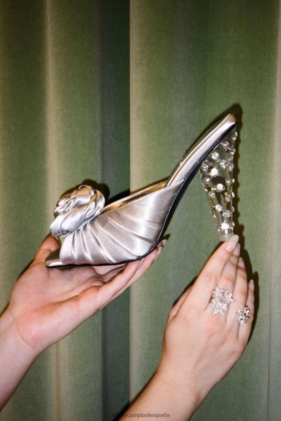 mujer Jeffrey Campbell floreció rosa rosa satinado PHXV4X1318 bomba de tacón