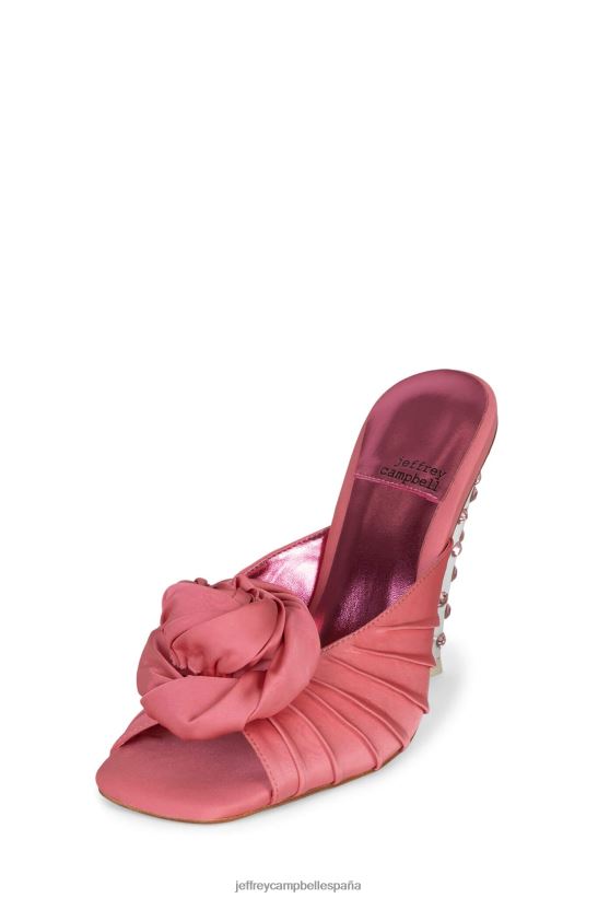 mujer Jeffrey Campbell floreció rosa rosa satinado PHXV4X1318 bomba de tacón