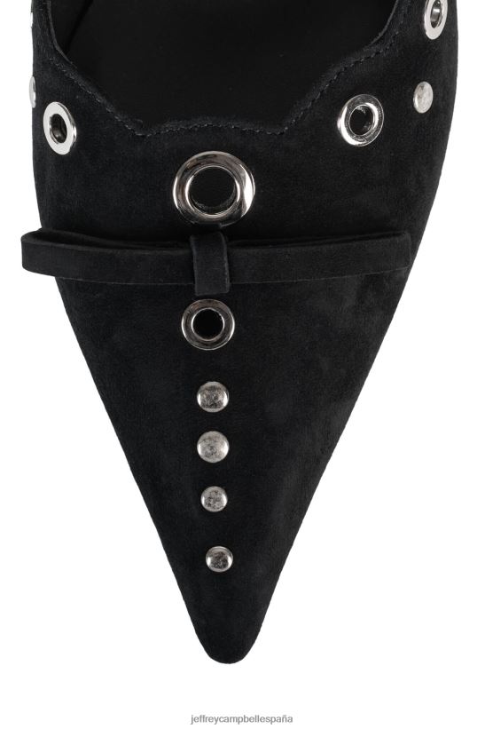 mujer Jeffrey Campbell gratis ante negro plata PHXV4X1395 bomba de tacón