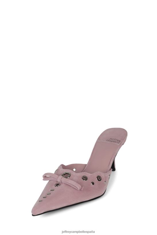mujer Jeffrey Campbell gratis rosa bebe ante plateado PHXV4X1396 bomba de tacón