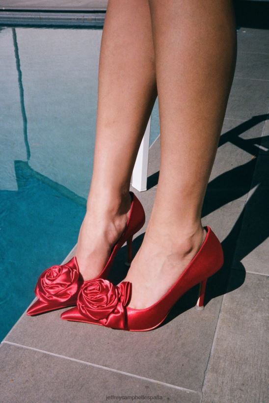 mujer Jeffrey Campbell la flor combo rojo azul PHXV4X1344 bomba de tacón