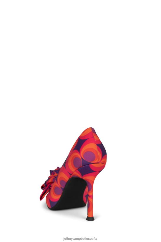 mujer Jeffrey Campbell la flor rojo azul marino multi PHXV4X1345 bomba de tacón