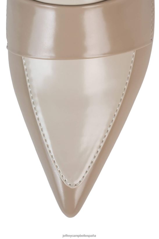 mujer Jeffrey Campbell literatura caja de crema beige PHXV4X1390 bomba de tacón