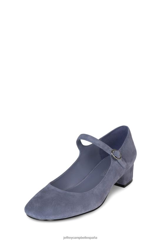 mujer Jeffrey Campbell nivel superior ante azul empolvado PHXV4X1341 bomba de tacón