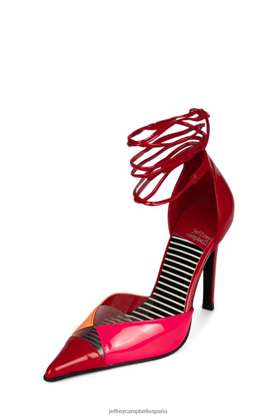 mujer Jeffrey Campbell ovio raya brillante multi PHXV4X1367 bomba de tacón