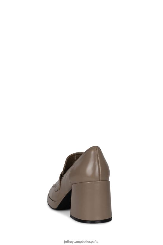 mujer Jeffrey Campbell toma nota gris pardo PHXV4X80 bomba de tacón