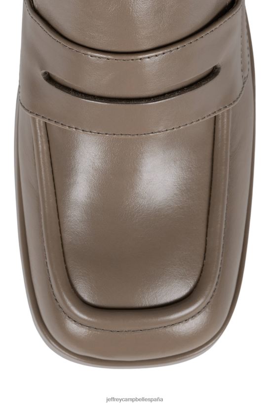 mujer Jeffrey Campbell toma nota gris pardo PHXV4X80 bomba de tacón