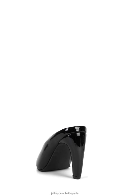mujer Jeffrey Campbell zumbido charol negro PHXV4X126 bomba de tacón