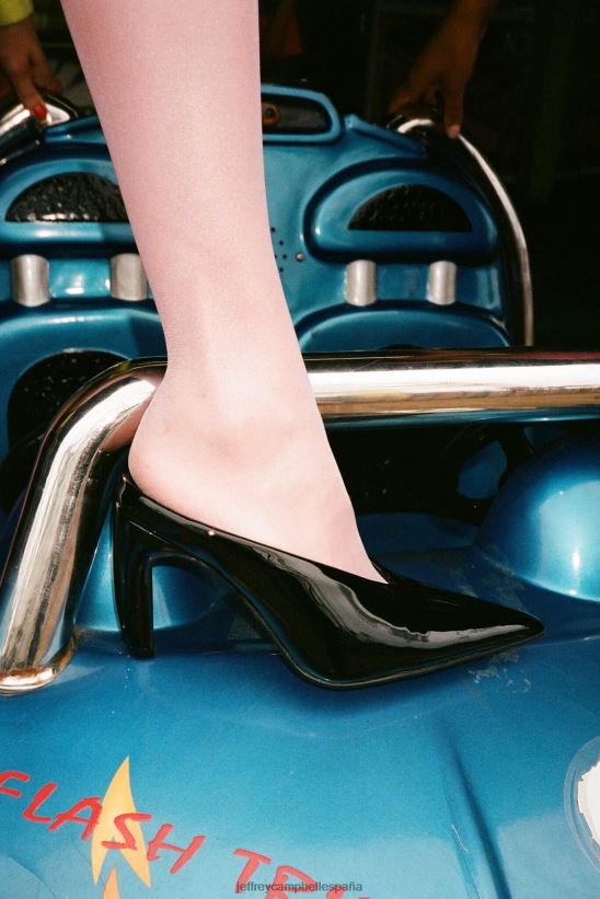 mujer Jeffrey Campbell zumbido patente bronceada PHXV4X124 bomba de tacón