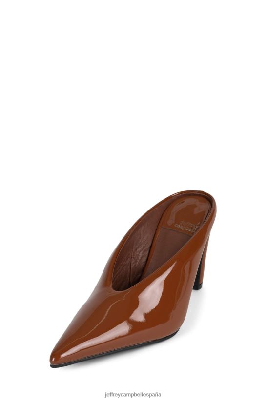 mujer Jeffrey Campbell zumbido patente bronceada PHXV4X124 bomba de tacón