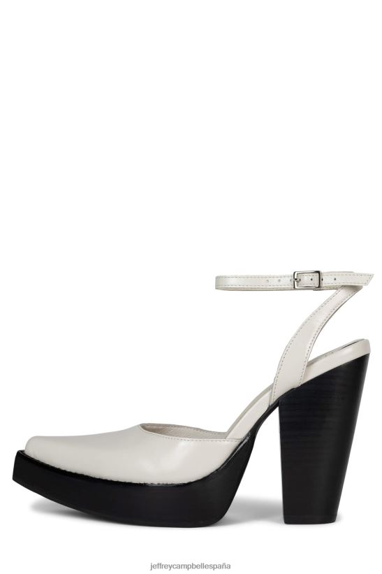 mujer Jeffrey Campbell disturbia Marfil PHXV4X93 mula de tacón