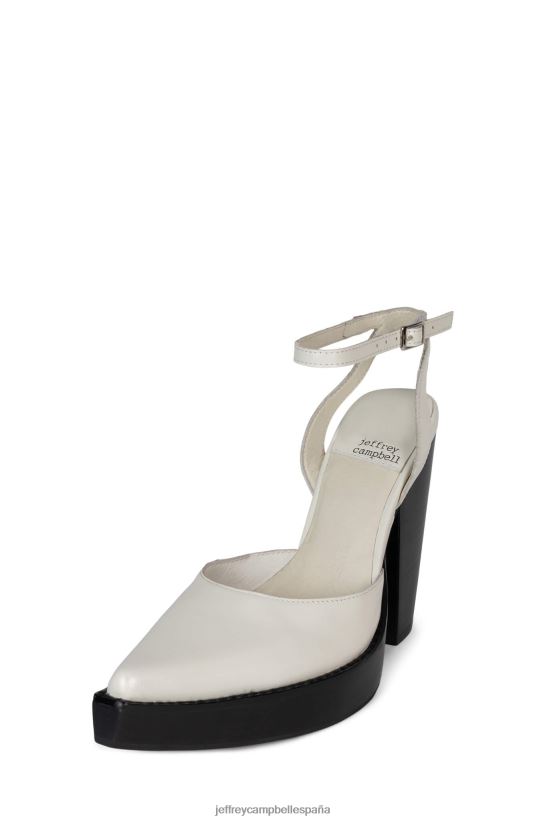 mujer Jeffrey Campbell disturbia Marfil PHXV4X93 mula de tacón
