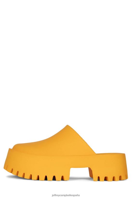 mujer Jeffrey Campbell obstruir amarillo PHXV4X1692 mula de tacón