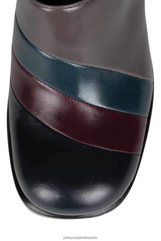 mujer Jeffrey Campbell roxana azul marino multi PHXV4X1705 mula de tacón