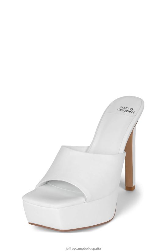 mujer Jeffrey Campbell va-glam blanco PHXV4X1665 mula de tacón