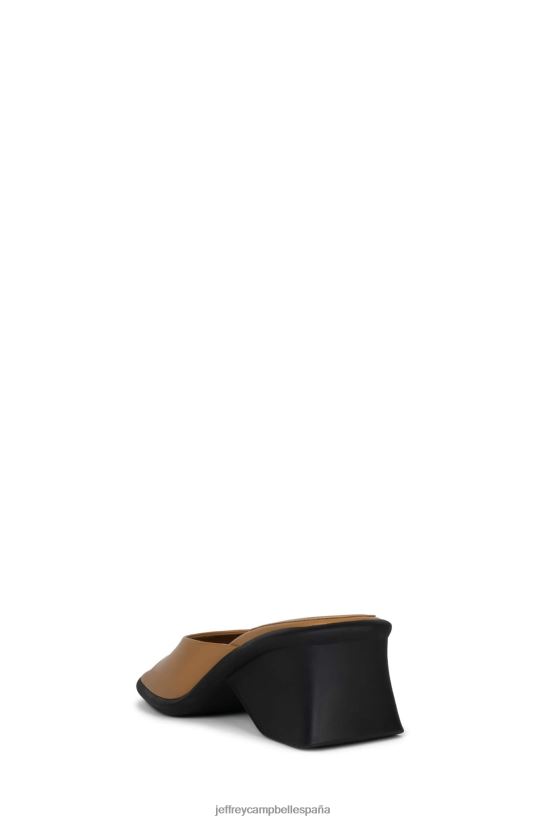 mujer Jeffrey Campbell Caer sobre natural PHXV4X30 sandalia de tacón