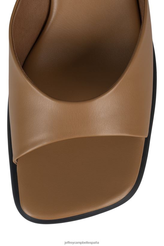 mujer Jeffrey Campbell Caer sobre natural PHXV4X30 sandalia de tacón