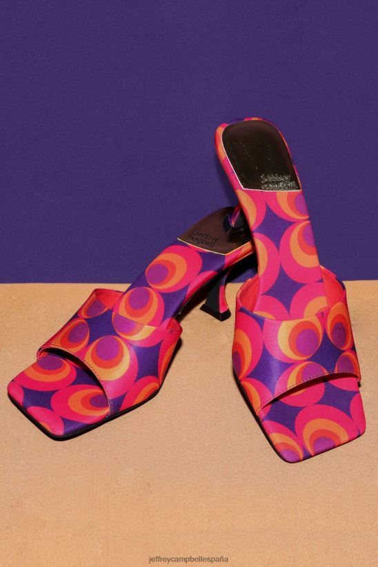 mujer Jeffrey Campbell SR grande rojo azul multi PHXV4X1478 sandalia de tacón