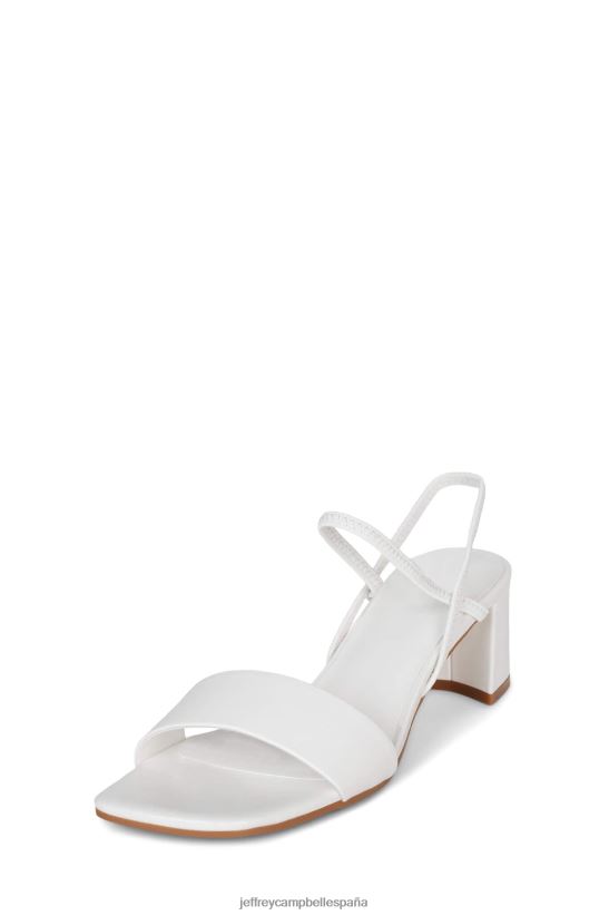 mujer Jeffrey Campbell adaptar blanco PHXV4X87 sandalia de tacón
