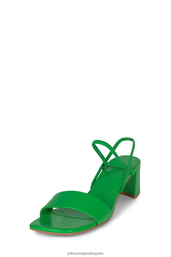 mujer Jeffrey Campbell adaptar verde PHXV4X90 sandalia de tacón
