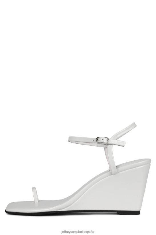 mujer Jeffrey Campbell apetito blanco PHXV4X1635 sandalia de tacón