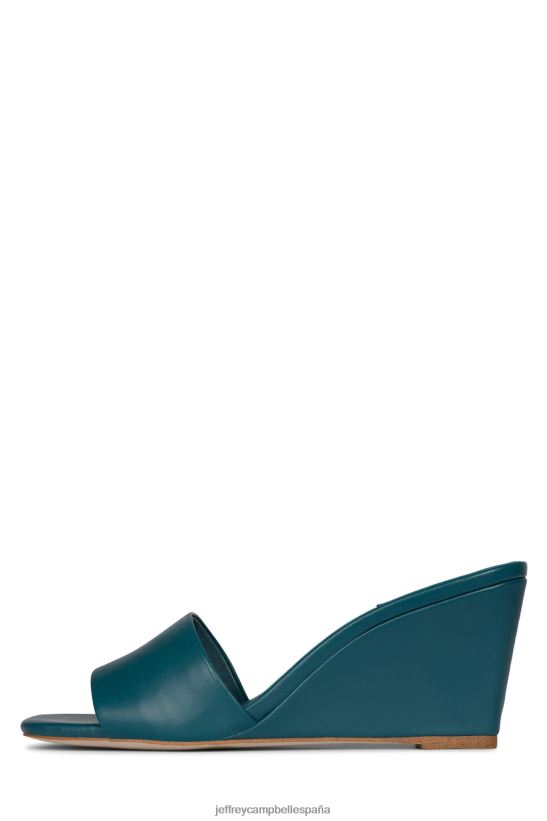 mujer Jeffrey Campbell apetito verde azulado PHXV4X1633 sandalia de tacón