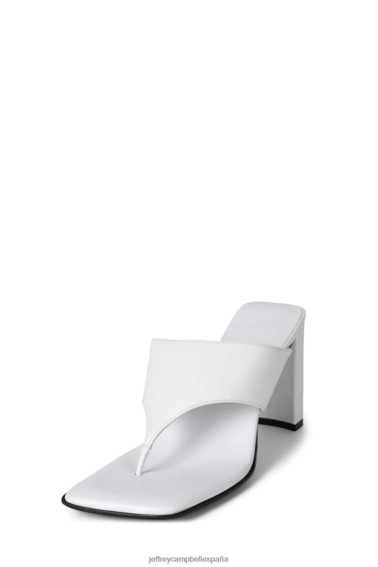mujer Jeffrey Campbell calentamiento blanco PHXV4X91 sandalia de tacón