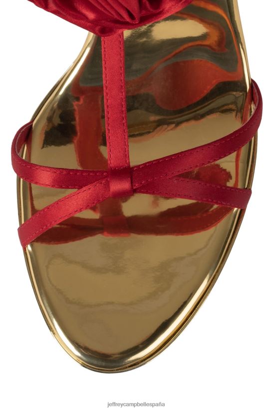 mujer Jeffrey Campbell camelia oro rojo PHXV4X1432 sandalia de tacón