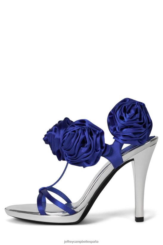 mujer Jeffrey Campbell camelia plata azul PHXV4X1431 sandalia de tacón