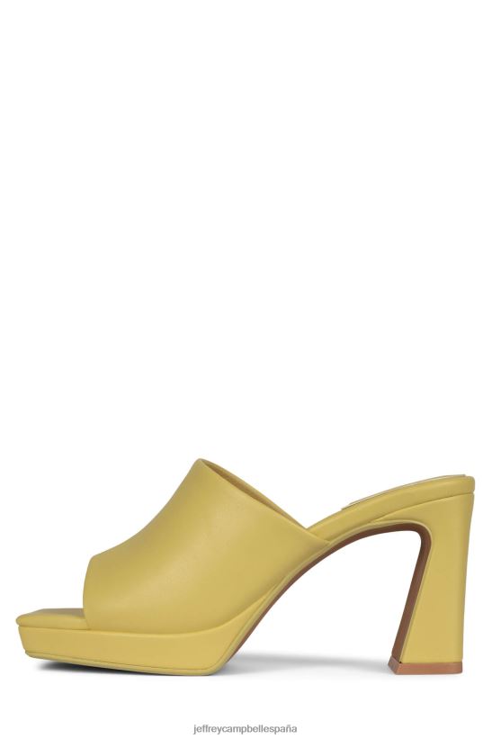 mujer Jeffrey Campbell caviar amarillo claro PHXV4X1617 sandalia de tacón