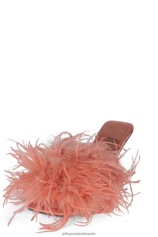 mujer Jeffrey Campbell chofer durazno PHXV4X1523 sandalia de tacón