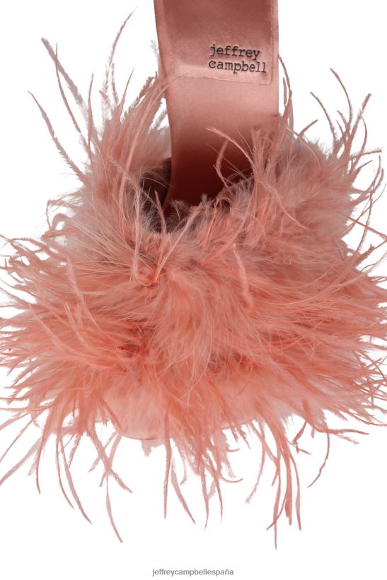 mujer Jeffrey Campbell chofer durazno PHXV4X1523 sandalia de tacón