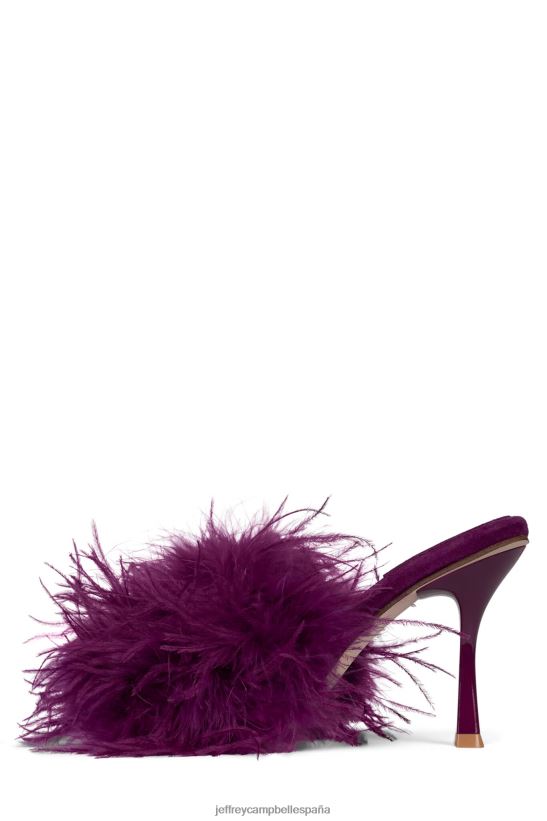 mujer Jeffrey Campbell chofer fucsia PHXV4X1538 sandalia de tacón