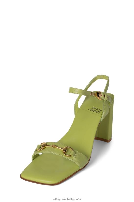 mujer Jeffrey Campbell dinámico oro Verde PHXV4X1450 sandalia de tacón