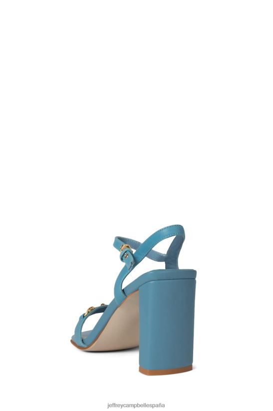 mujer Jeffrey Campbell dinámico oro azul PHXV4X1451 sandalia de tacón