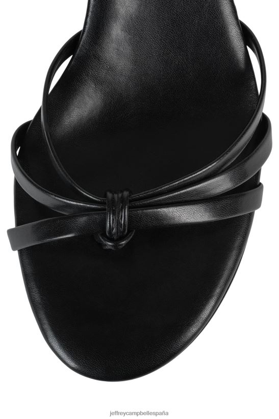 mujer Jeffrey Campbell doretta negro PHXV4X1415 sandalia de tacón