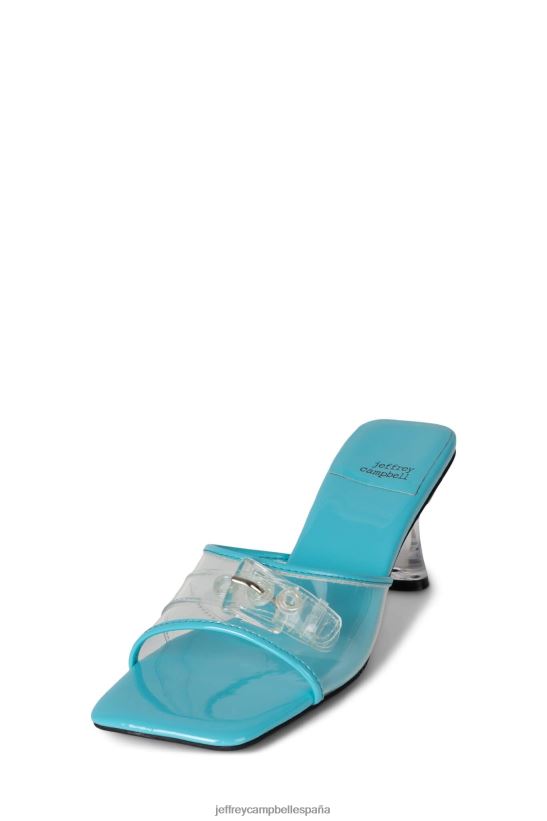 mujer Jeffrey Campbell endurecer agua clara PHXV4X1442 sandalia de tacón