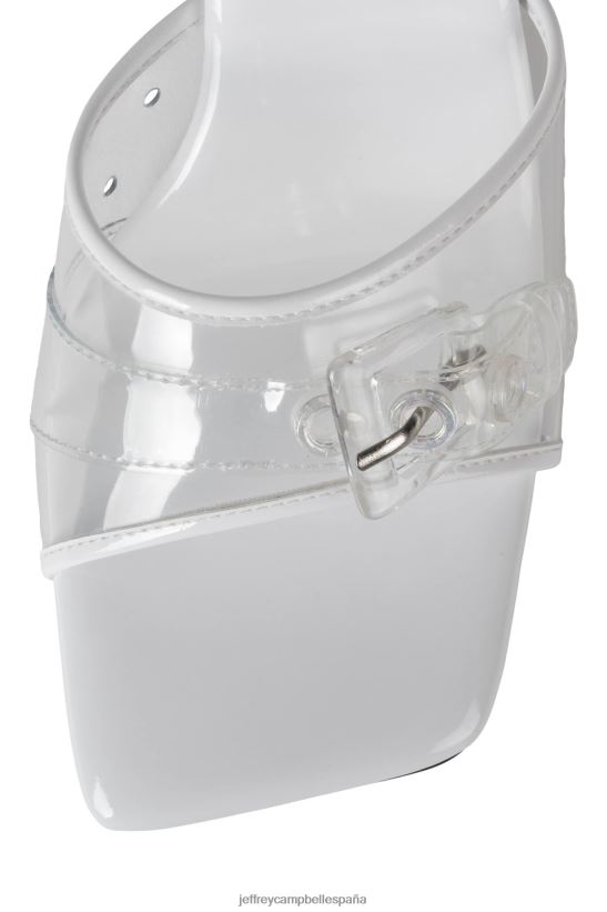 mujer Jeffrey Campbell endurecer blanco claro PHXV4X1443 sandalia de tacón