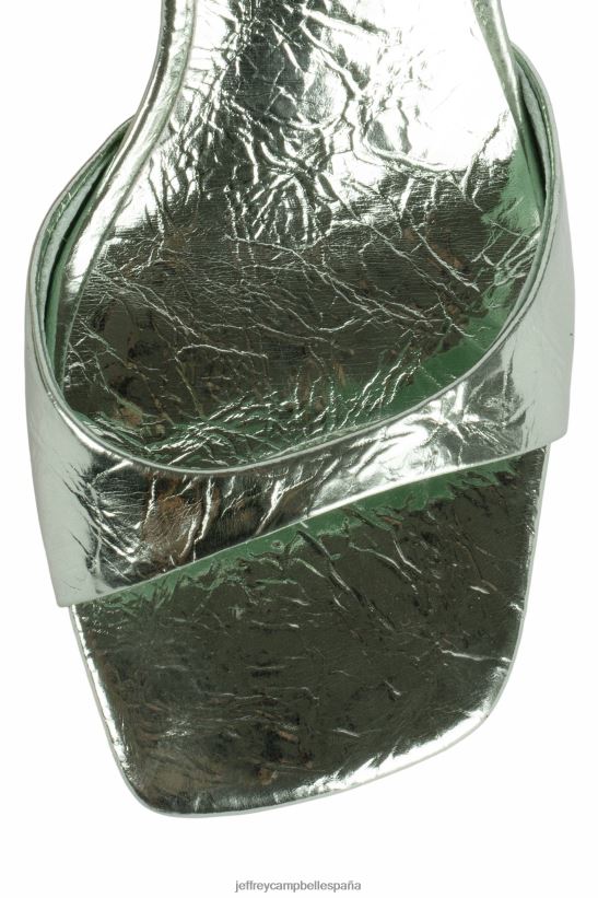 mujer Jeffrey Campbell entrada menta metalizada PHXV4X1564 sandalia de tacón